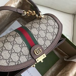 Gucci Ophidia small Top handle bag with web